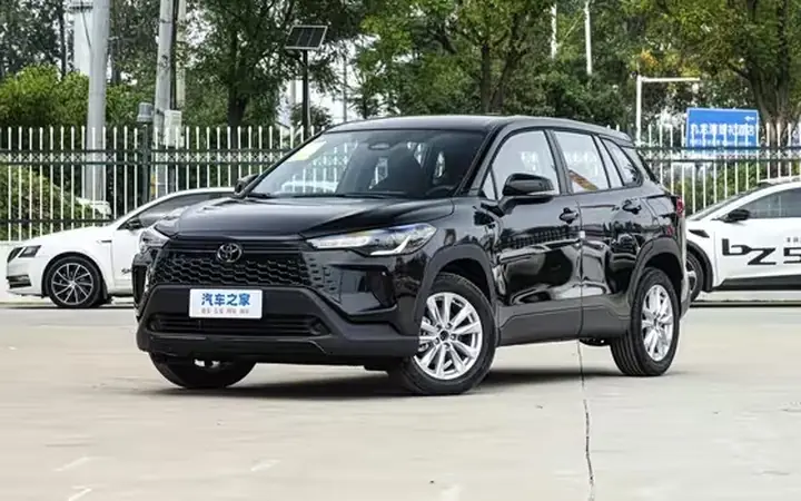 Black Toyota Cross SUV parked in a lot